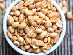 Peanuts pounded